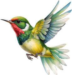 Fototapeta premium Close-up image of a Cuban Tody bird. 