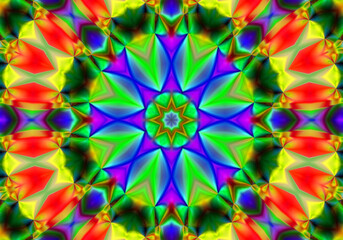 psychedelic background. bright colorful patterns. Abstract kaleidoscope  pattern. pattern for design.