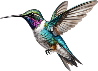 Obraz na płótnie Canvas Close-up image of a Bee hummingbird bird. 