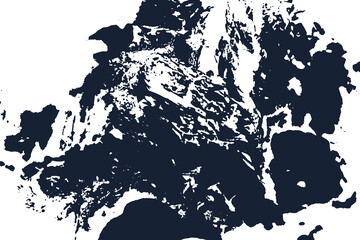 Abstract wall texture dark blue color texture on white color background.