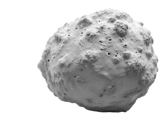 Asteroid on transparent background.
