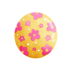 Easter egg clipart, various colorful Easter eggs, Easter holiday illustrations.