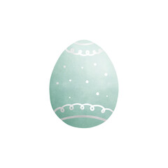 Easter egg clipart, various colorful Easter eggs, Easter holiday illustrations.