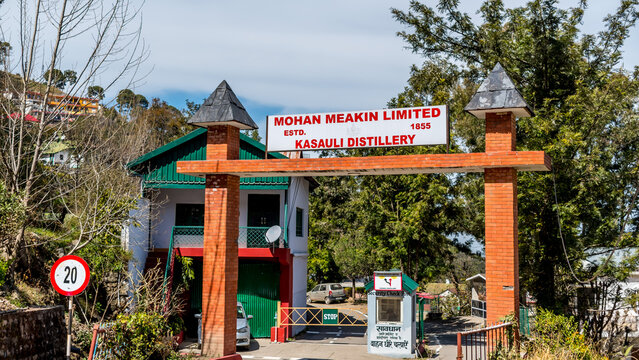 Very old Kasauli Distillery which is operated by Mohan Meakin Limited
