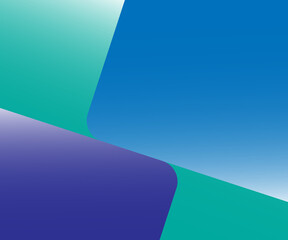 gradient blue shape bright background