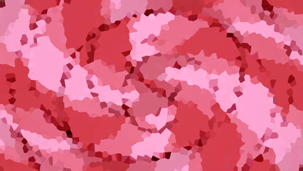 Low poly texture. Polygonal design illustration. Abstract red background