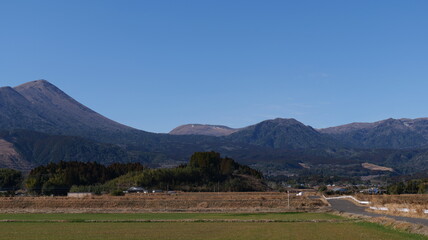 宮崎県高原町から見た霧島山