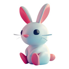 Fototapeta premium Png of Rabbit against transparent Background