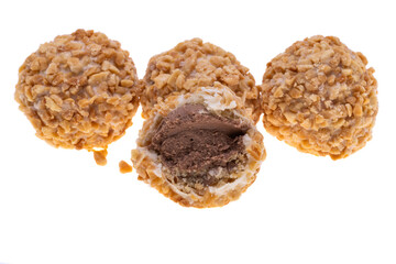 nut truffle isolated