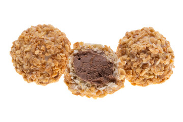 nut truffle isolated