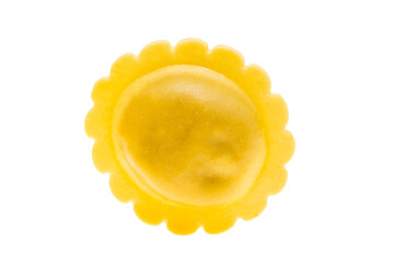 Italian ravioli isolated