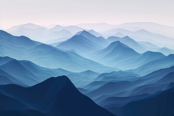 Abstract mountain range background