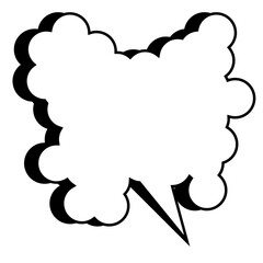 bubble speech for comic and chat