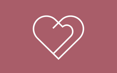 minimal design for valentine