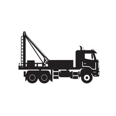 Naklejka premium Pump truck in cartoon, doodle style. Image for t shirt. Isolated 2d vector illustration in logo, icon, sketch style, Eps 10. AI Generative