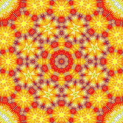 Bright colorful background with abstract fireworks pattern