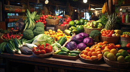 Be transported to a vibrant, ultra-realistic market, with lifelike produce and merchants.