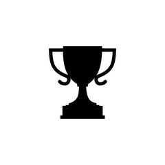 Trophy, Champion cup icon isolated on transparent background