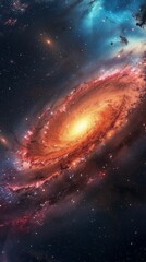 Fototapeta premium In each image, the endless beauty of the sky intertwines with the natural wonders of the Earth in a seamless dance. The descriptions will take you on a journey through the exquisite interplay of light