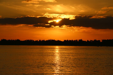 Sunset (Mekong River, Krati&eacute;, Cambodia)