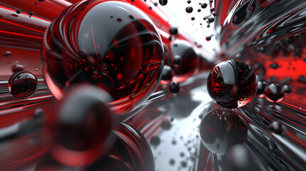 A mesmerizing 3D abstract render that showcases a vibrant burst of colors and intricate geometric shapes.
