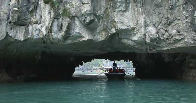 Ha Long Bay, Lion Cave, Asia world attraction, Travel and Tourism Destination