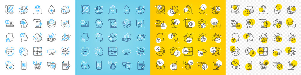 Vector icons set of Safe time, Engineering and Faq line icons pack for web with Dao, Vitamin b6, Vitamin d outline icon. Report, Internet, Puzzle pictogram. Oil serum, Pantothenic acid. Vector - obrazy, fototapety, plakaty