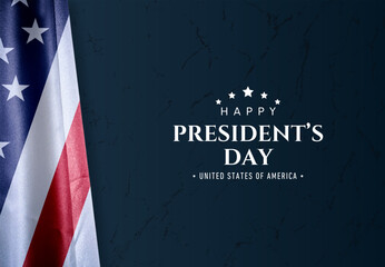 Fototapeta na wymiar President's Day Background Design. Banner, Poster, Greeting Card. Vector Illustration.