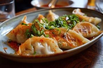 a plate of food on a table