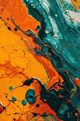 a close up of a painting