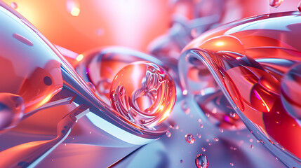 A mesmerizing 3D abstract render that showcases a burst of creativity.