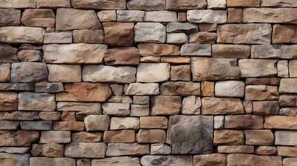 Obraz premium The background of a stone wall that is uneven
