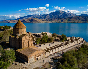 Armenian church on Akdamar Island in Turkey.