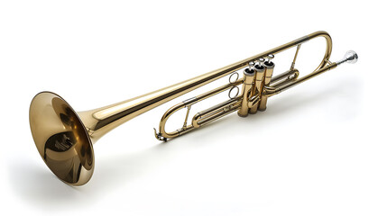 Obraz na płótnie Canvas A sleek and versatile brass instrument capable of producing rich tones and smooth slides.