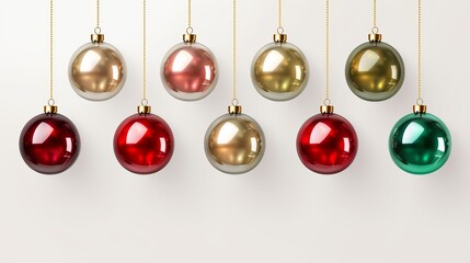 There is a collection of christmas ornaments that are transparent and have different shades.