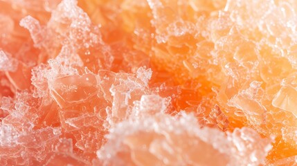 close up of peach fuzz colored slushie texture background - AI Generated Abstract Art - obrazy, fototapety, plakaty