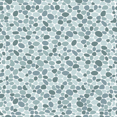 Pebble mosaic texture. Seamless stone pattern. Paving stone background