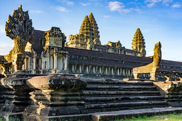 Fototapeta premium Angkor Wat Buddhist temple in Siem Reap Cambodia.