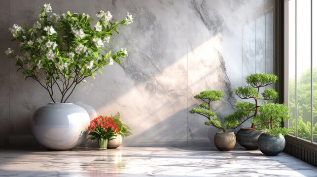 
Indulge in timeless elegance with a pristine white marble background. The smooth and luxurious surface of white marble exudes sophistication, making it an ideal choice for creating a refined and clas