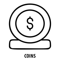 Coins, money, currency, finance, wealth, savings, coins icon, cash, financial, monetary, metal, coin stack, business