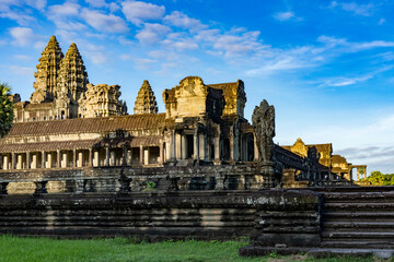 Angkor Wat Buddhist temple in Siem Reap Cambodia.