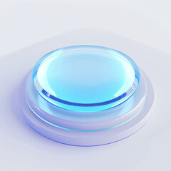 Blue semi transparent