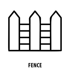 Fence, barrier, boundary, enclosure, fence icon, security, protection, perimeter, privacy, boundary symbol, property, garden, wooden fence, outdoor