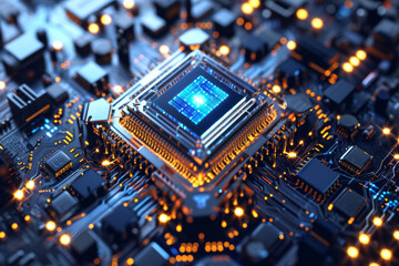 Quantum computer components.