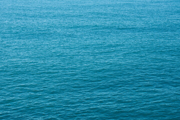 Sea surface aerial view,Bird eye view photo of blue waves and water surface texture Blue sea...