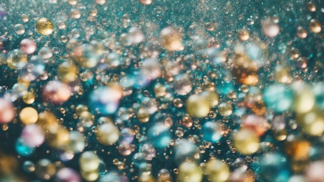 Abstract Background colorful bubbles 

