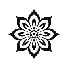 Obraz premium Beautiful minimalist flower illustration art.