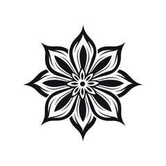 Obraz premium Beautiful minimalist flower illustration art.