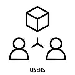 Users, multiple users, group, community, teamwork, collaboration, Users icon, network, social, people, team, user group, community icon, collective, user base