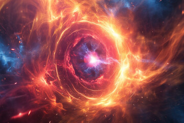Fototapeta premium Controllable nuclear fusion.
